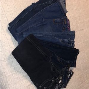 5 pairs of girls size 8 jeans